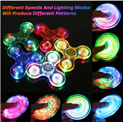 Light-Up LED Fidget Spinner – Spin, Glow, and Fidget in Style!