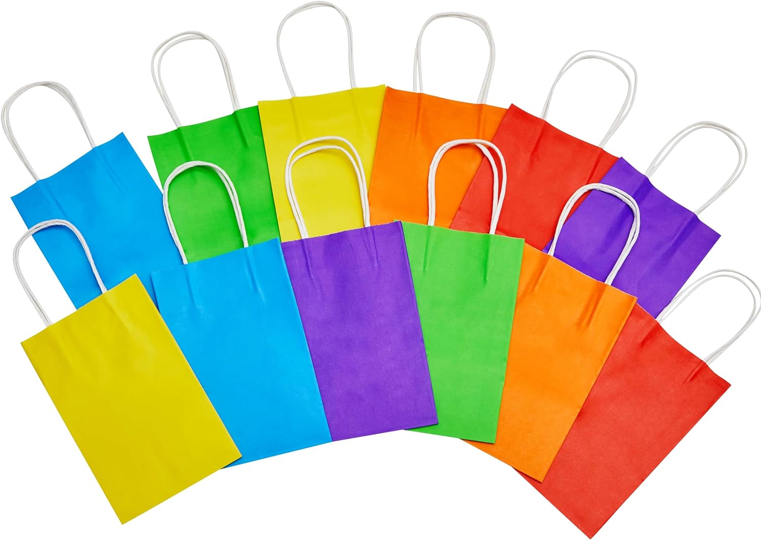 Basic Colored Paper Gift Bags