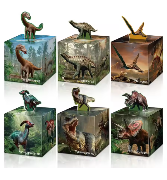 Dinosaur Party Favor Boxes – Fun & Roarsome Gift Bags for Kids!