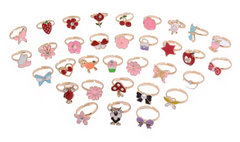 Charming Girls' Rings – A Sparkling Party Favor Delight