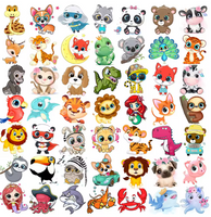 Fun & Cute Animal Temporary Tattoos SHEET– Perfect Party Bag Favors for Kids